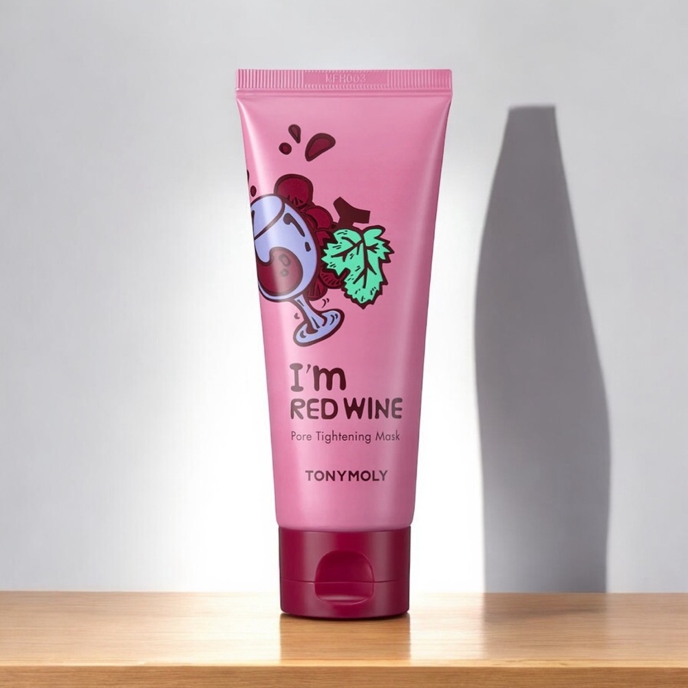 TONYMOLY I'm Red Wine Pore Tightening Mask - Full Size 100ml / 3.38fl oz. New